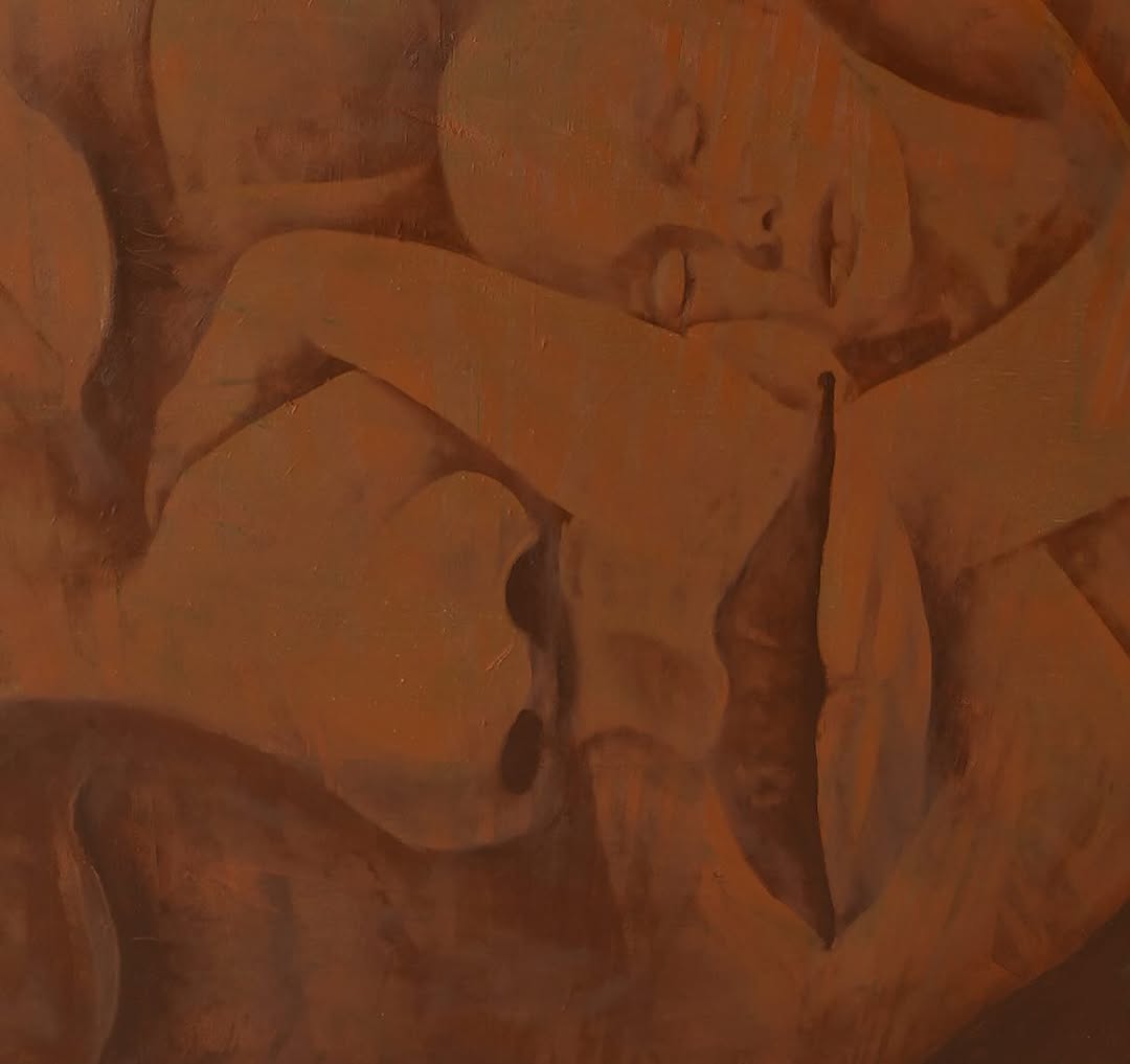 Insomnia by Pon Arsher — oil on canvas