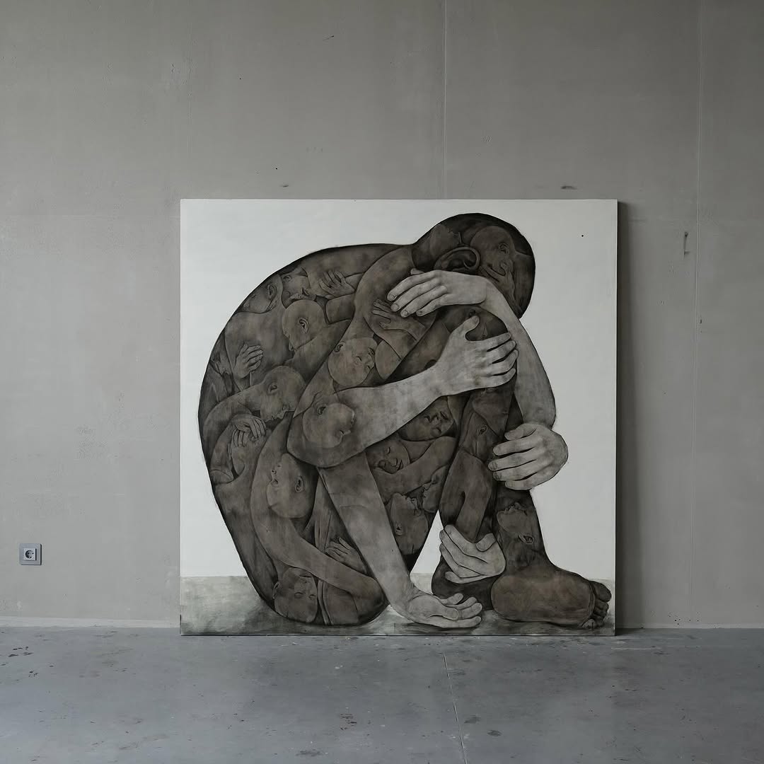 Not enough by Pon Arsher — oil