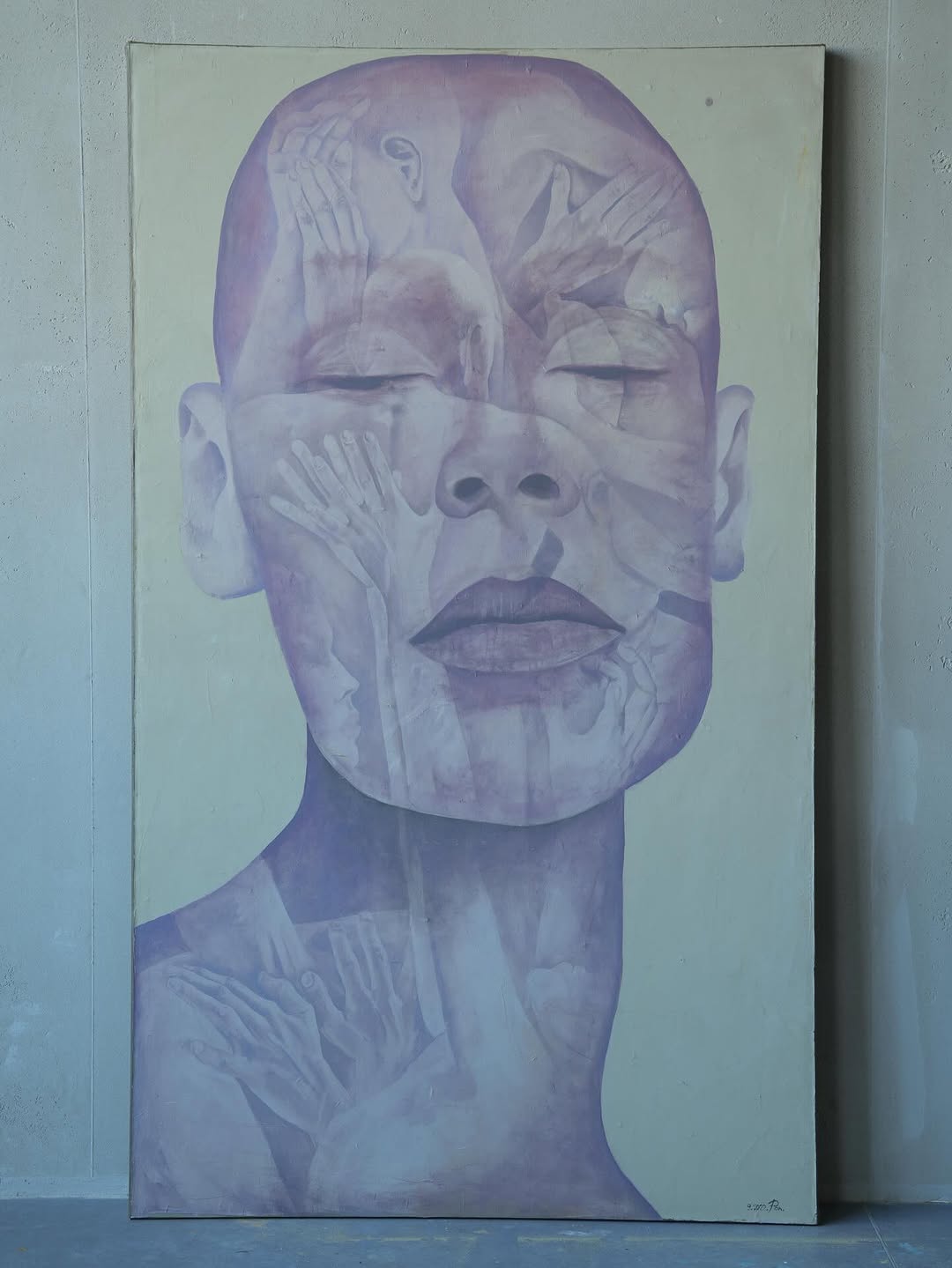 Remain cold by Pon Arsher — oil on canvas