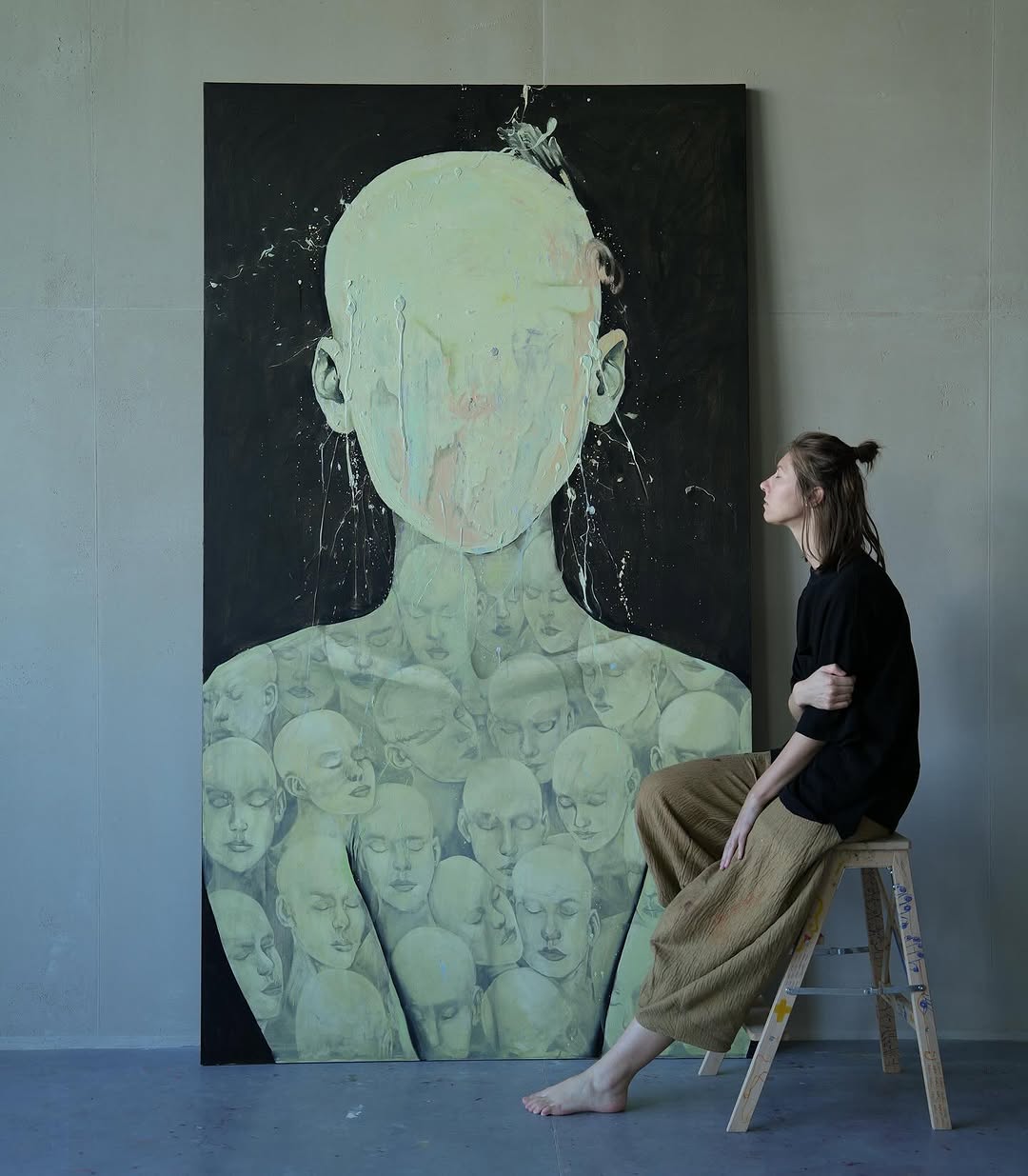 We by Pon Arsher — oil on canvas