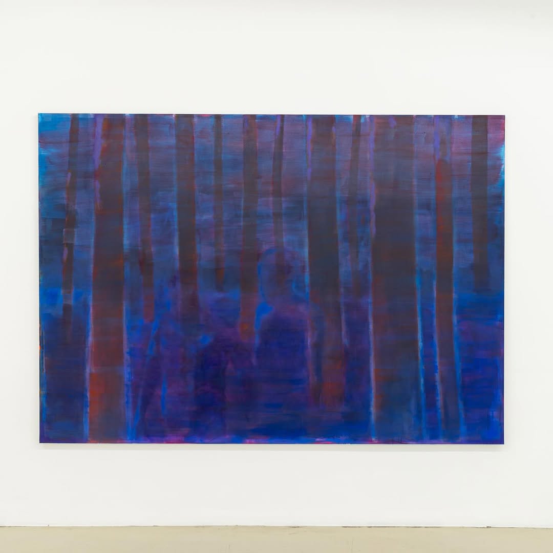 La forêt I by Simon Martin, 2024, Oil on canvas
