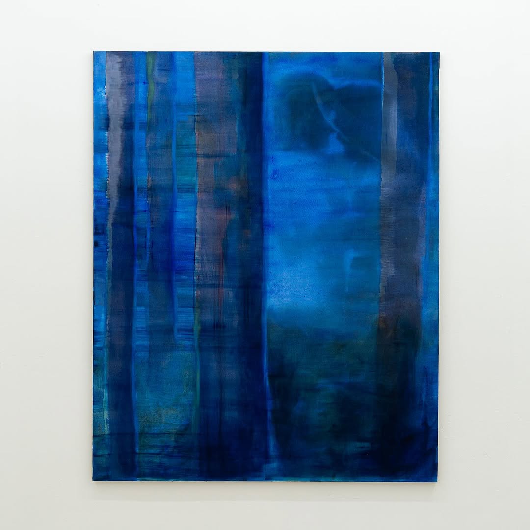 La forêt II by Simon Martin, 2024, Oil on canvas