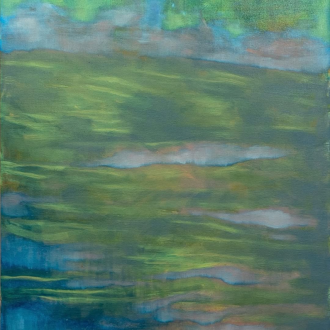 Milkshake recipe and algae in a river by Simon Martin