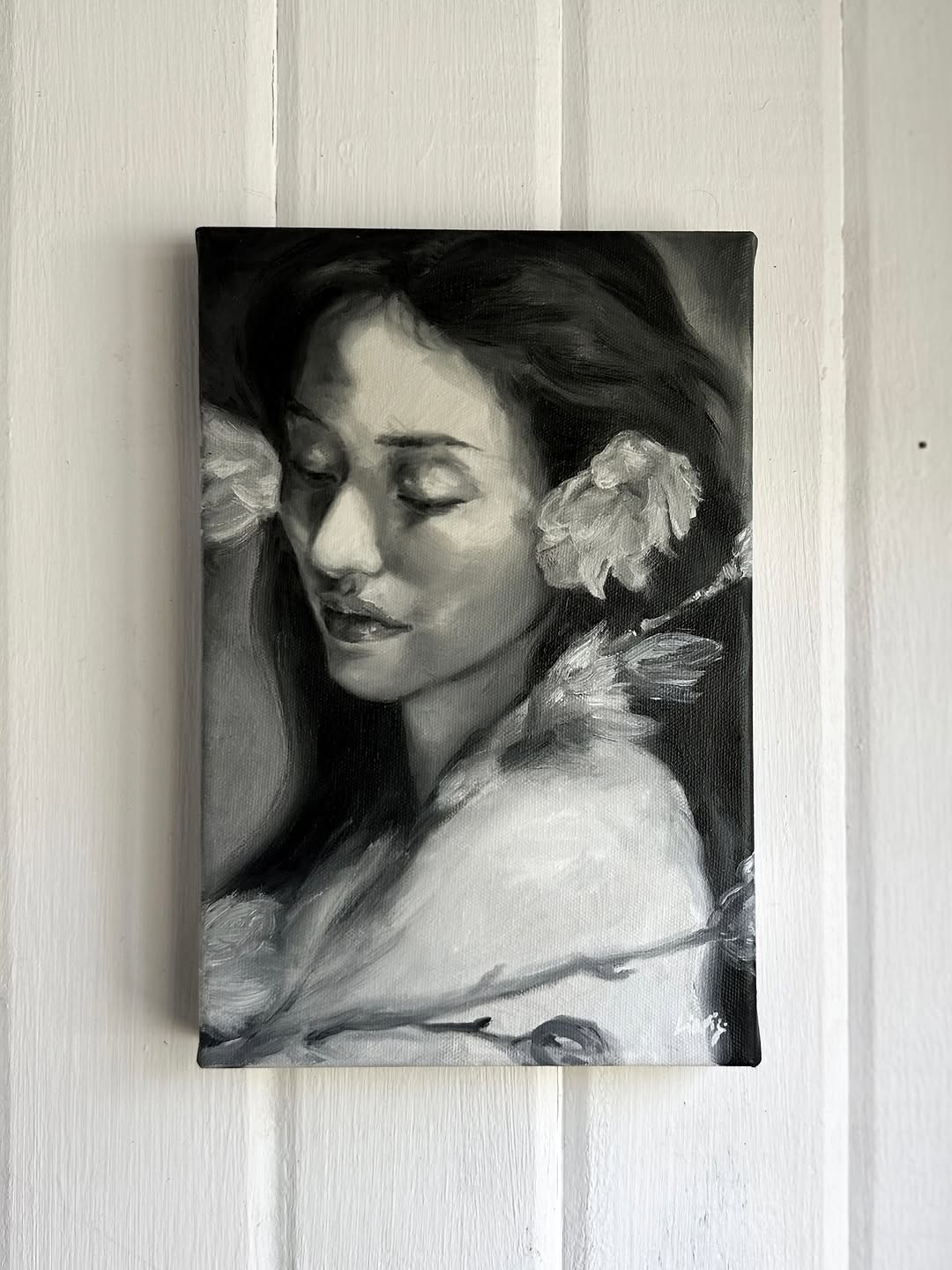 Cerezos by Javiera Liapiz — Oil on canvas
