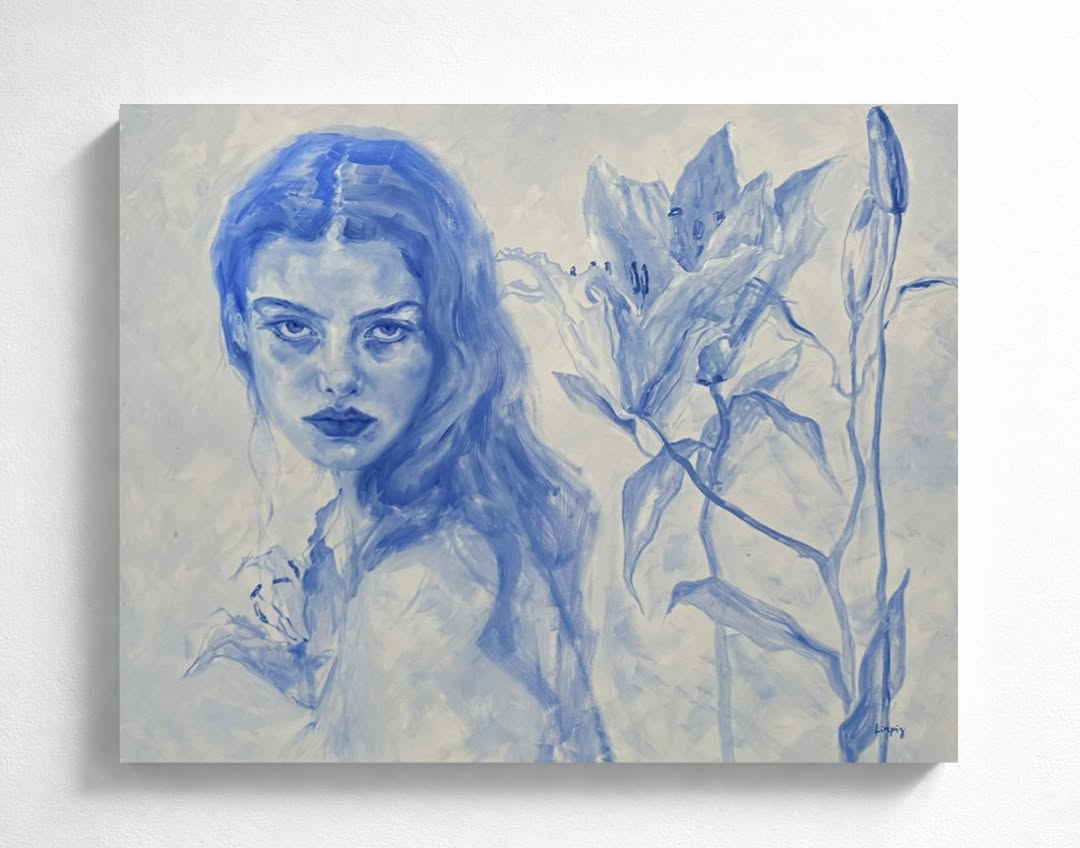 Ultramarine by Javiera Liapiz — Oil on canvas