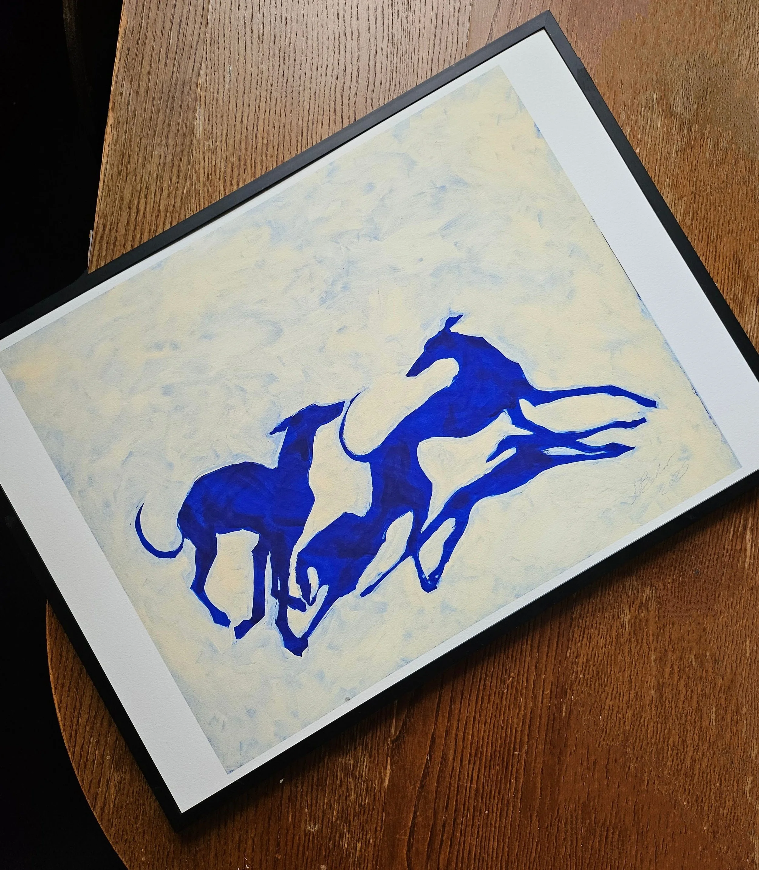 'Hounds in the Sun' by Sylvie Baker