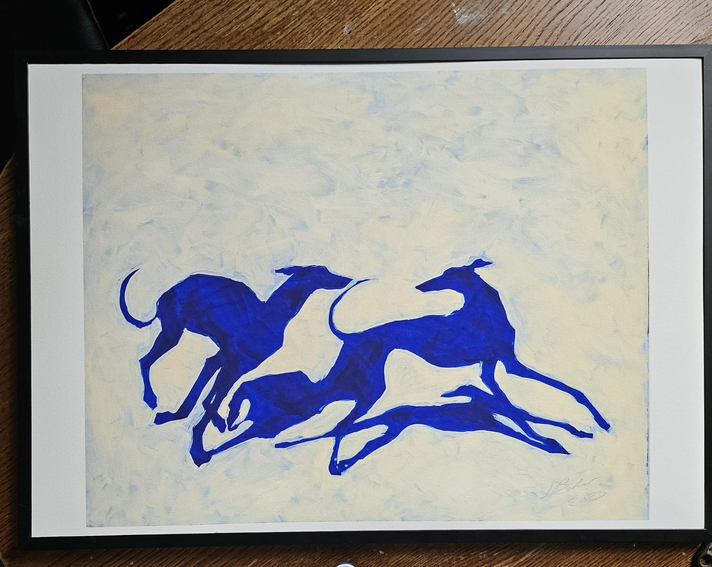'Hounds in the Sun' by Sylvie Baker