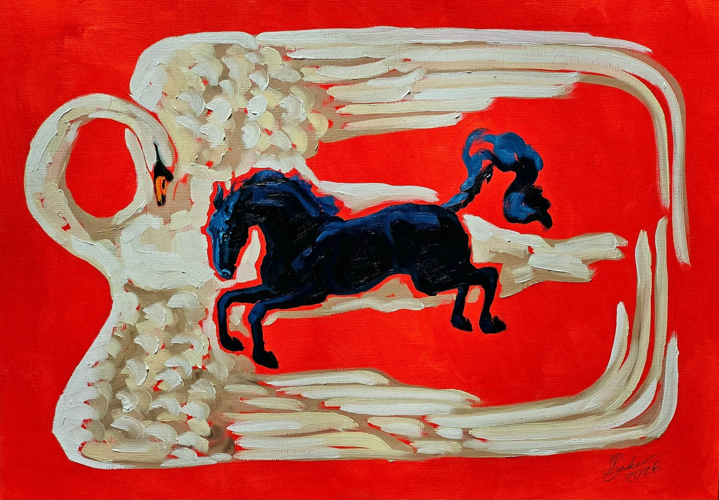 To Be Loved by Sylvie Baker — Oil on Paper