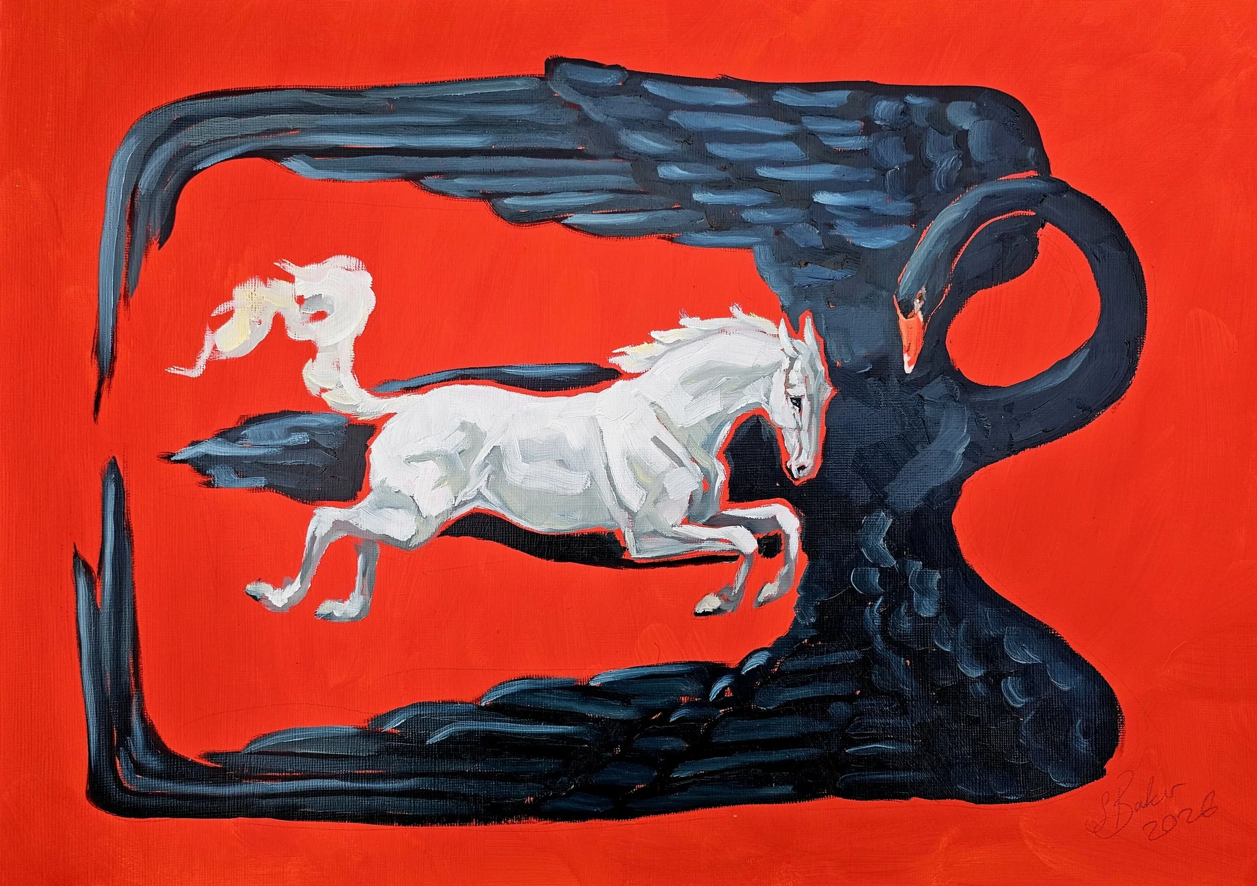 To Love by Sylvie Baker — Oil on Paper